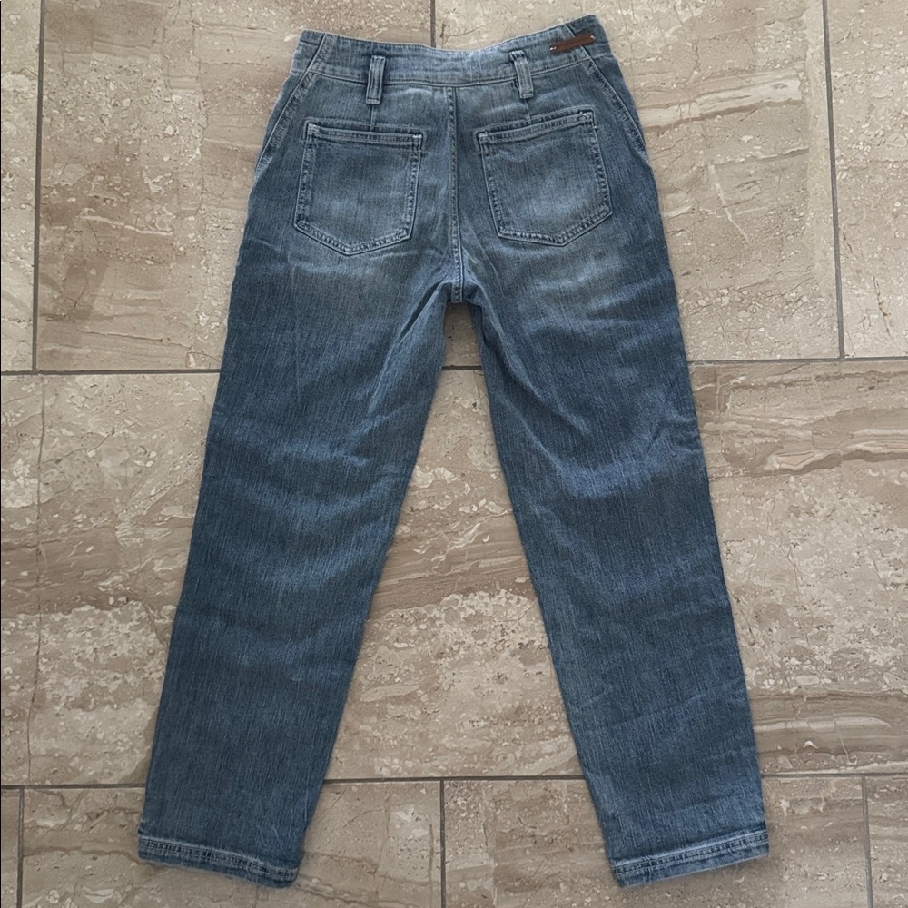 Anthropologie Pilcro The Wanderer Relaxed Utility Jean Distressed Denim Pockets - Picture 3 of 16